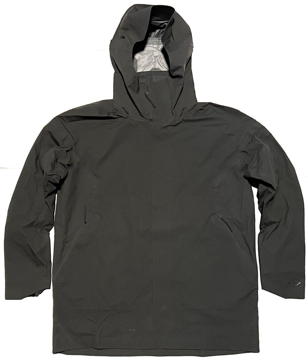 Viev Gore-Tex Gemma Mid-Length Hooded Jacket Rain Coat Womens Size L Large NWOT